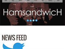 Tablet Screenshot of hamsandwichmusic.com